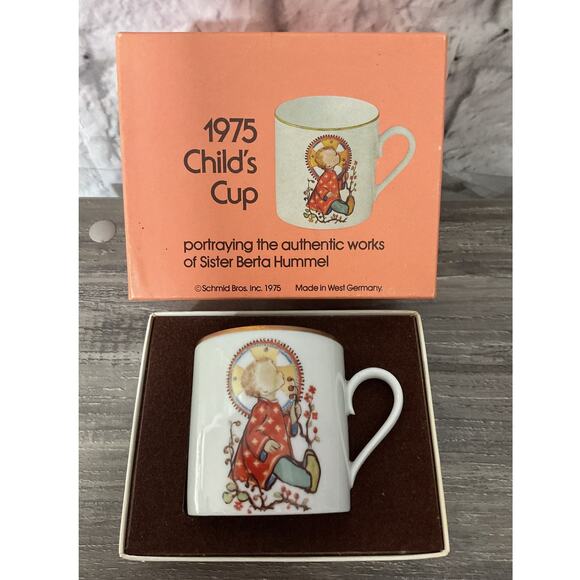 Schmid Berta Hummel Childs Cup First Edition 1975 Collector Vintage - Picture 1 of 7